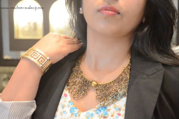 OOTD: Floral Dress and Black Blazer, Indian Fashion Blog