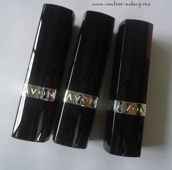 Avon Ultra Color Lipsticks SPF15 Review, Swatches-Buttered Rum, Lava Love and WineBerry