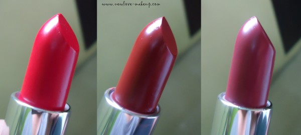 Avon Ultra Color Lipsticks SPF15 Review, Swatches-Buttered Rum, Lava Love and WineBerry