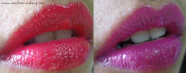 Faces Canada Ultime Pro Lip Creme Fuchsia Sparkler and Grape Martini Review,Swatches