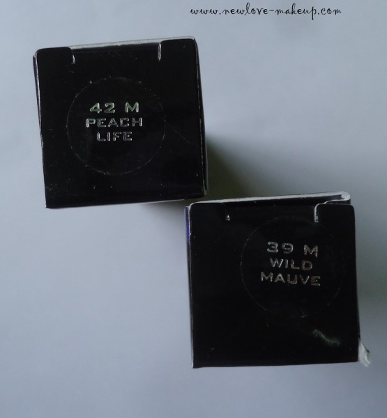 Colorbar Darkened Summer Collection Matte Touch Lipsticks Peach Life and Wild Mauve Review,Swatches