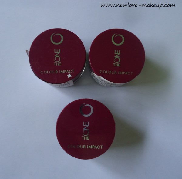 Oriflame The ONE Colour Impact Cream Eyeshadows Shimmering Steel, Golden Brown, Intense Plum Review,Swatches