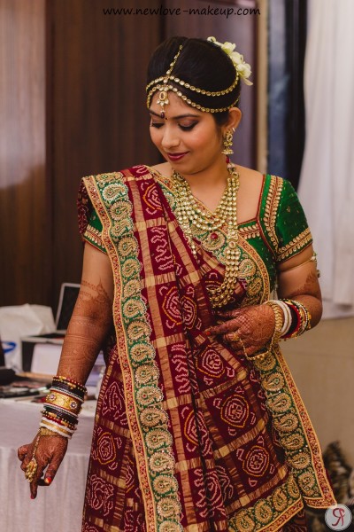 The Mumbai Bride Diaries: Final Bridal Pictures, Indian Bride, Gujurati Bride, Cory Walia Bridal Makeup