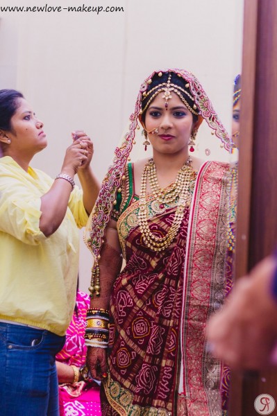 The Mumbai Bride Diaries: Final Bridal Pictures, Indian Bride, Gujurati Bride, Cory Walia Bridal Makeup
