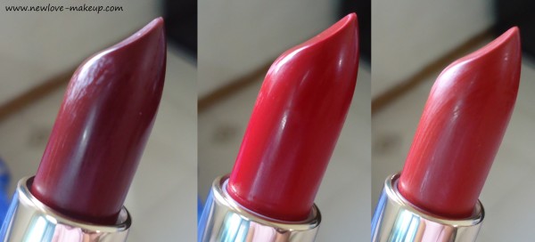 L'Oreal Paris Color Riche Pure Reds Lipsticks Review,Swatches