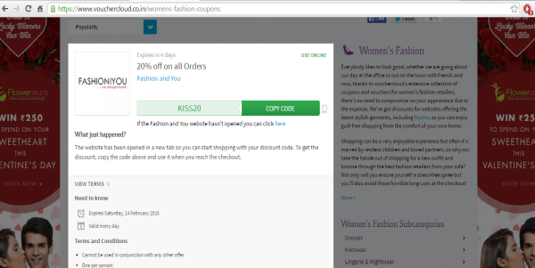Shopping Experience using VoucherCloud India