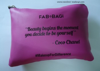 March Fab Bag Review + Giveaway, Indian Makeup Blog,Indian Beauty Blog, Beauty Boxes India
