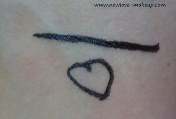 Maybelline The Colossal Liner Black Review and Swatches,Indian Makeup and Beauty Blog