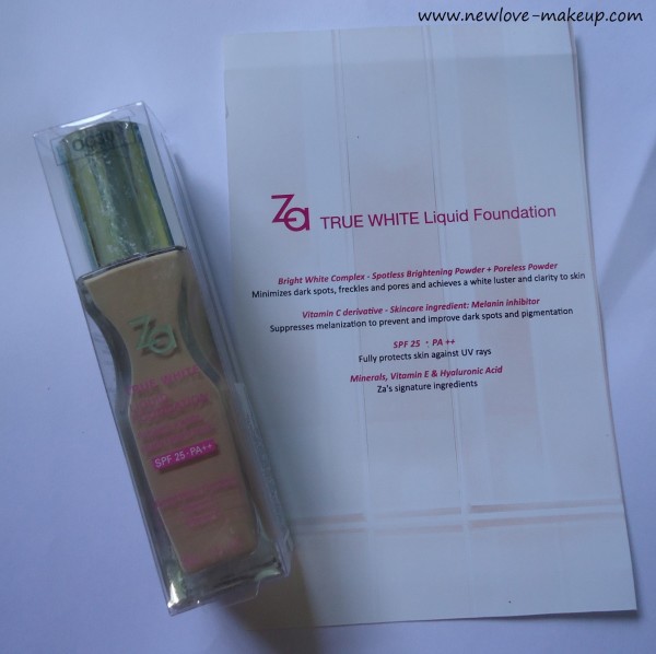 Za True White Liquid Foundation Review, and Swatches, Indian Beauty Blog