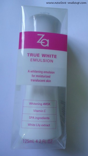 Za True White Emulsion Review,Indian Beauty Blog