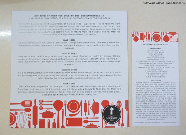 Unboxing and Review: The Gourmet Box, Indian Food Blogger