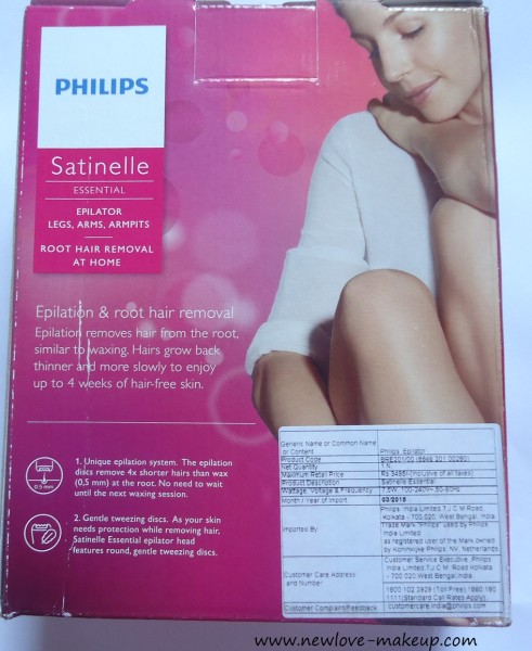 New Philips Satinelle Essential Epilator BRE201 Review, Epilators in India, Cheap Epilator India