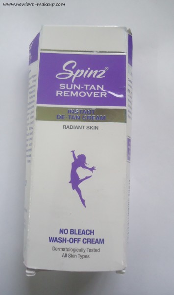 Spinz Sun-Tan Remover Instant De-Tan Cream: Review,Demo