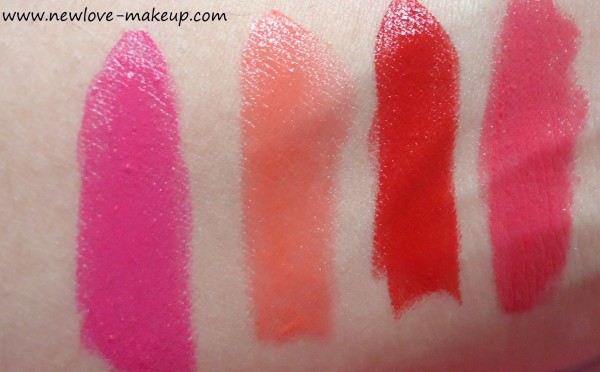 New Maybelline ColorShow Lipsticks Review,Swatches