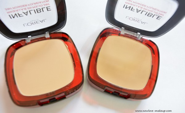 L'Oreal Paris Infallible 24H Powder Foundation Review,Swatches,Demo