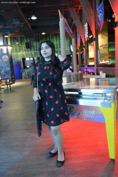OOTD: Red Lips Embroidered Dress, Indian Fashion Blog, Bombay Fashion Blogger