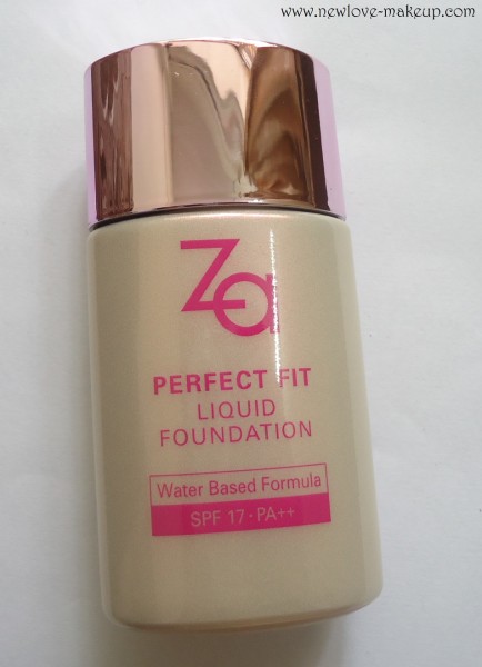 ZA Perfect Fit Liquid Foundation Review,Swatches,FOTD, Indian Beauty Blog