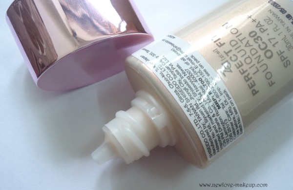 ZA Perfect Fit Liquid Foundation Review,Swatches,FOTD, Indian Beauty Blog