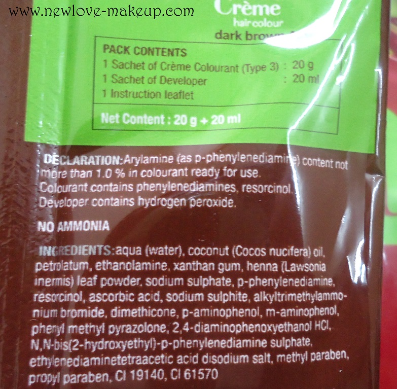 Godrej Nupur Coconut Henna Crème Colour Review,Demo - New Love - Makeup