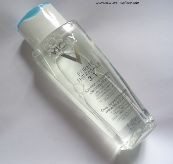 Vichy Purete Thermale Spa 3 in 1 Calming Cleansing Micellar Solution Review, Indian Beauty Blog, Micellar Water
