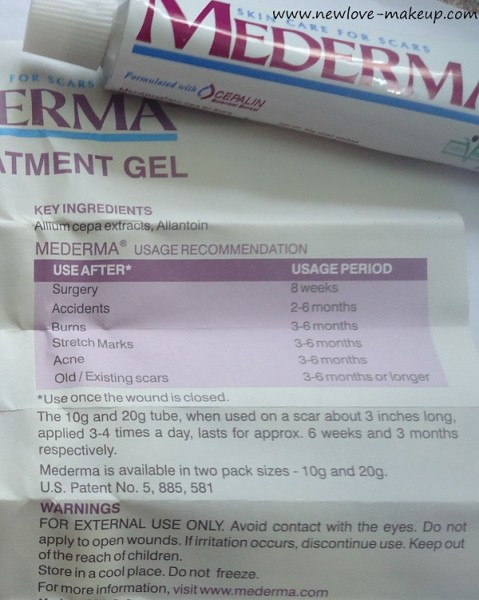 All About Surgery Scars & Mederma Review, Indian Beauty Blog, Acne Scars