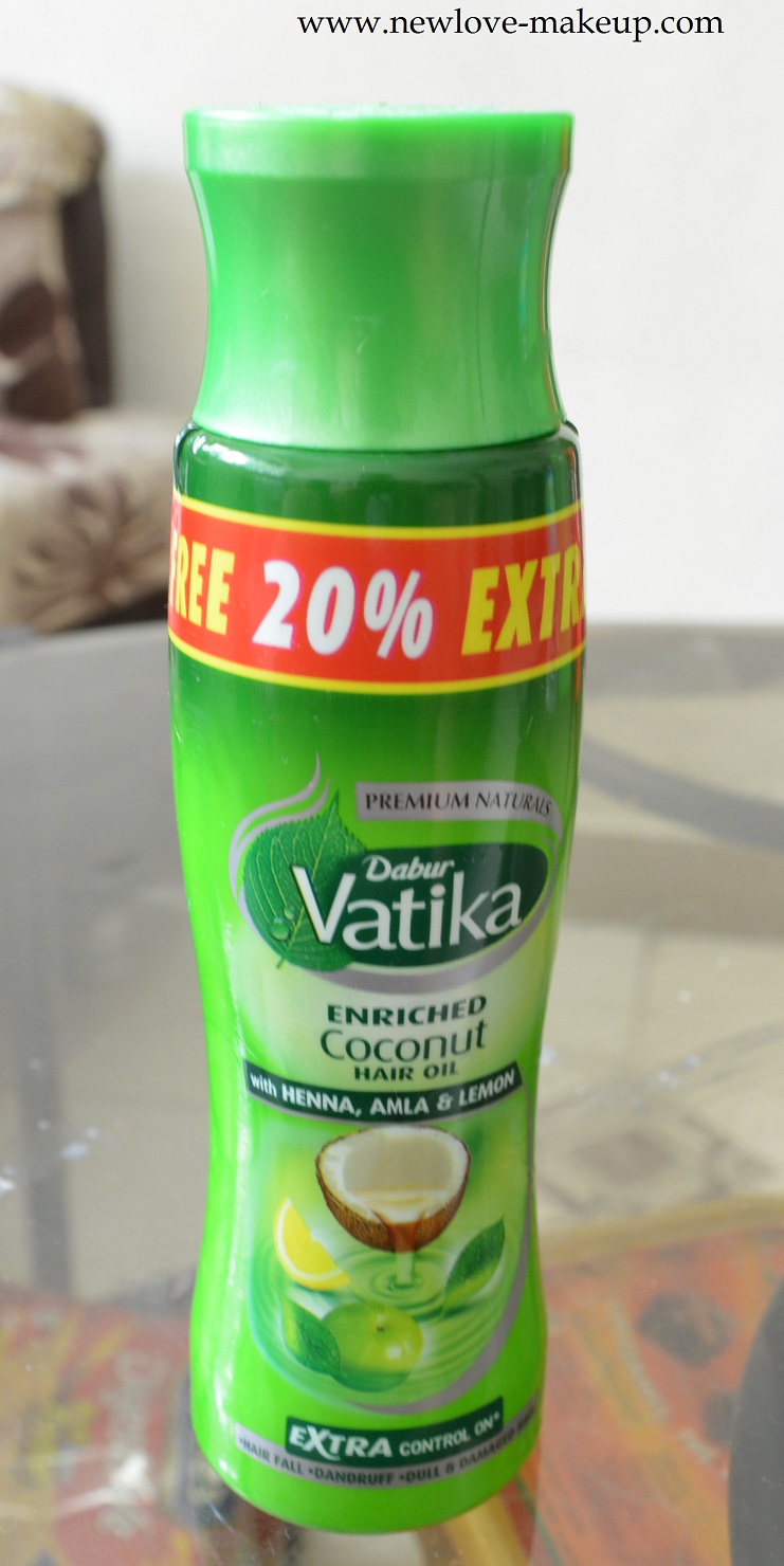 Dabur Vatika Enriched Coconut Hair Oil Review - New Love - Makeup