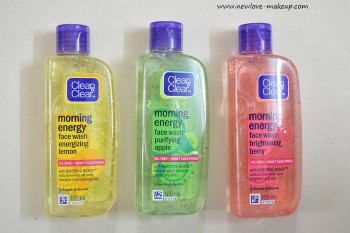 Clean & Clear Morning Energy Face Wash Reviews, Indian Beauty Blog