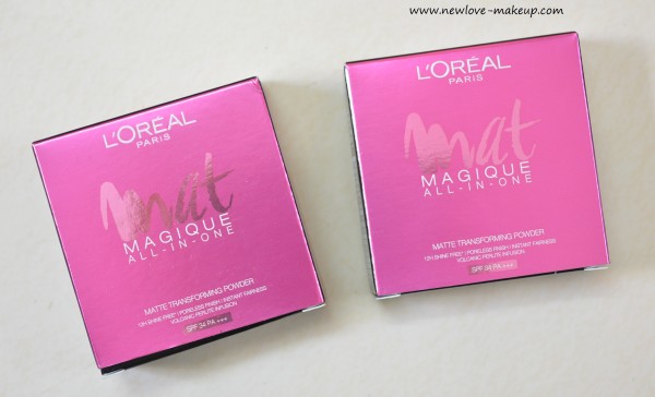 L'Oreal Paris Mat Magique Compact Powder Review, Swatches, FOTD