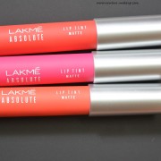 Lakme Absolute Matte Lip Pouts Review, Swatches, Indian Makeup Blog