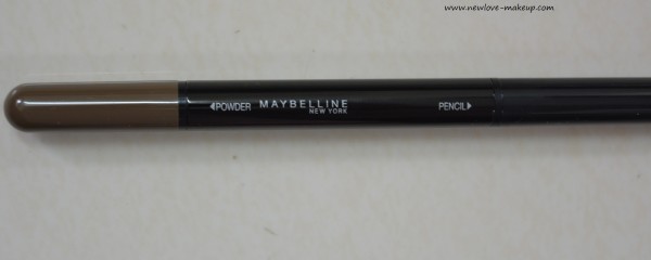 Maybelline Fashion Brow Duo Shaper Pencil Brown Review & Swatches, Indian Makeup Blog