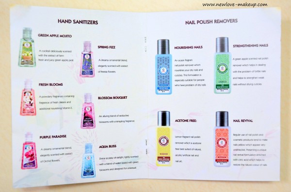 BloomsBerry Hand Sanitizers, Nail Polish Removers Review