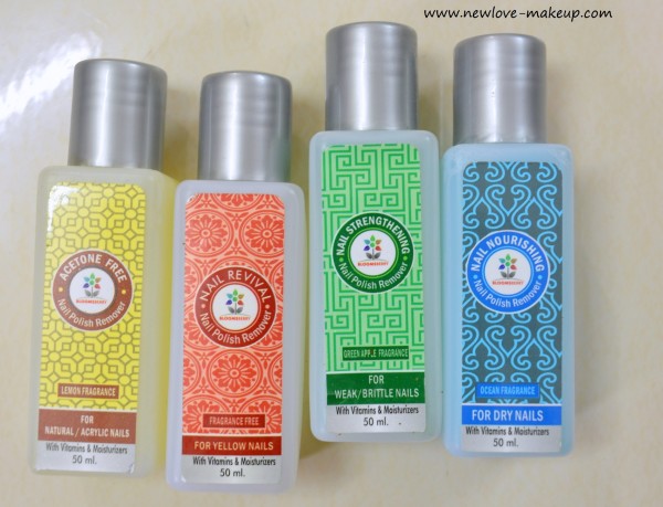 BloomsBerry Hand Sanitizers, Nail Polish Removers Review