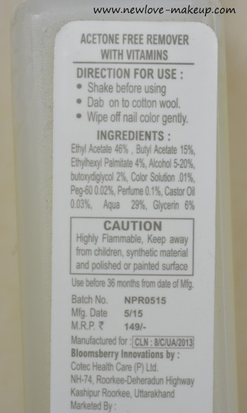 BloomsBerry Hand Sanitizers, Nail Polish Removers Review