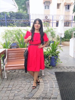 OOTD: 80's Frills Dress, Indian Fashion Blogger, Outfit Of The Day, StalkBuyLove