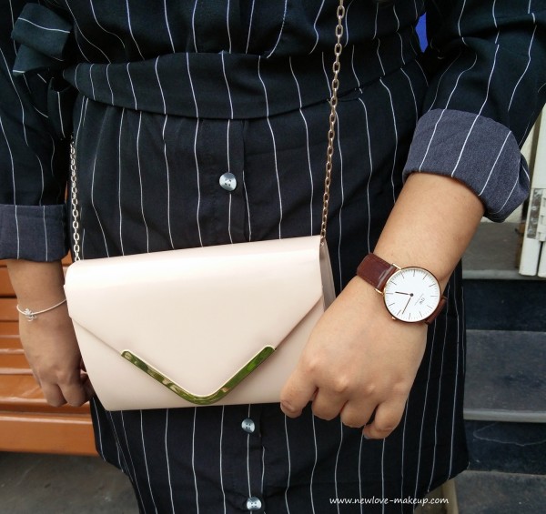 OOTD: Black Striped Shirt Dress, Silver Loafers, Indian Fashion Blog