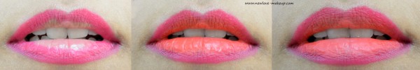 Makeup Tutorial: Matte Orange & Pink Ombre Lip, Indian Makeup Blog