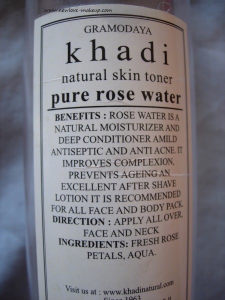 Khadi Rose Water vs Fabindia Rose Water vs Lotus Herbals RoseTone Facial Toner