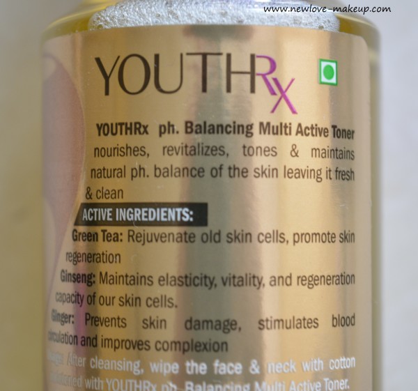 Lotus Herbals YouthRx Gineplex Anti-Ageing Skin Care Range Review