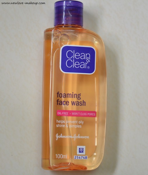 Clean & Clear Foaming Facial Wash Review, Indian Makeup & Beauty Blog