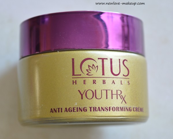 Lotus Herbals YouthRx Gineplex Anti-Ageing Skin Care Range Review