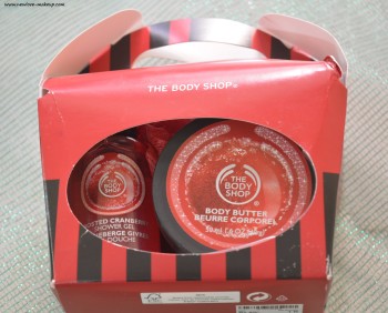 The Body Shop Christmas Special Frosted Cranberry Range Review
