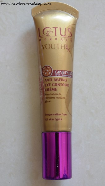 Lotus Herbals YouthRx Gineplex Anti-Ageing Skin Care Range Review
