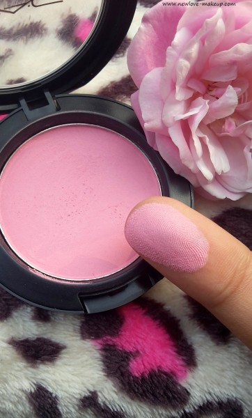 MAC Sheertone Blush Pink Swoon Review, Swatches, FOTD