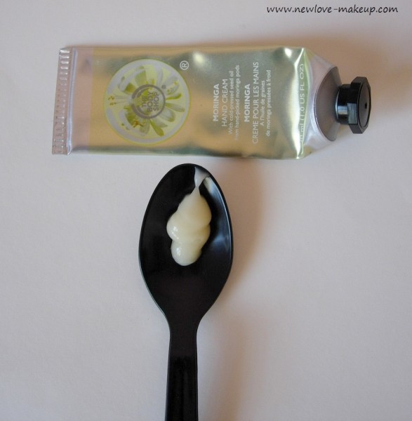 The Body Shop Moringa Hand Cream Review, Indian Beauty Blog