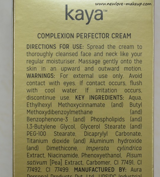 Kaya CC+ Complexion Corrector Cream Review, Swatches, FOTD
