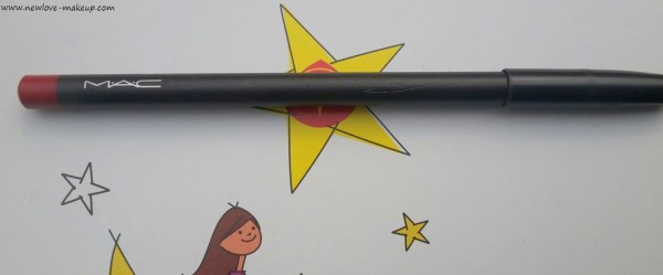 MAC Lip Liner Cherry Review, Swatches, FOTD, Indian Makeup Blog