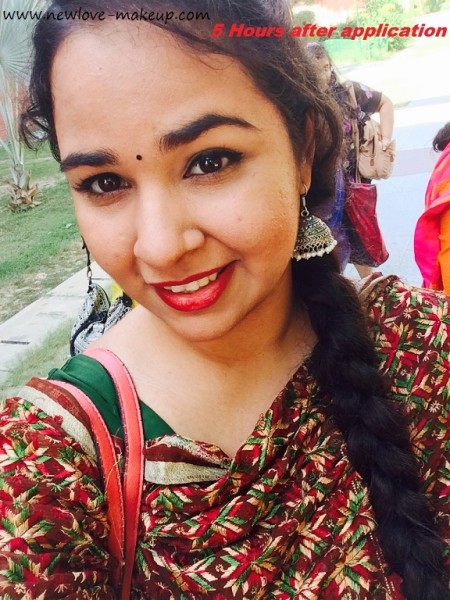 MAC Lip Liner Cherry Review, Swatches, FOTD, Indian Makeup Blog