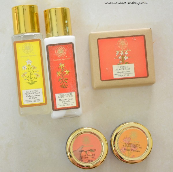 Feb 2016 Forest Essentials My Envy Box, Indian Beauty Blog, Luxurious Ayurveda Box
