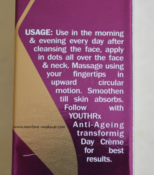 Lotus Herbals YOUTHRx Youth Activating Serum + Crème Review, Indian Beauty Blog