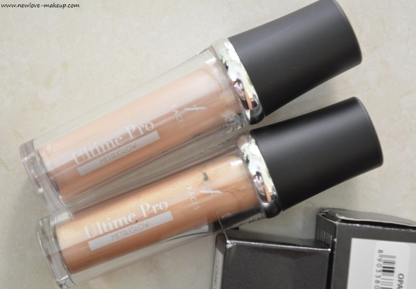 Faces Ultime Pro Metaliglow Opal, Champagne Review, Swatches